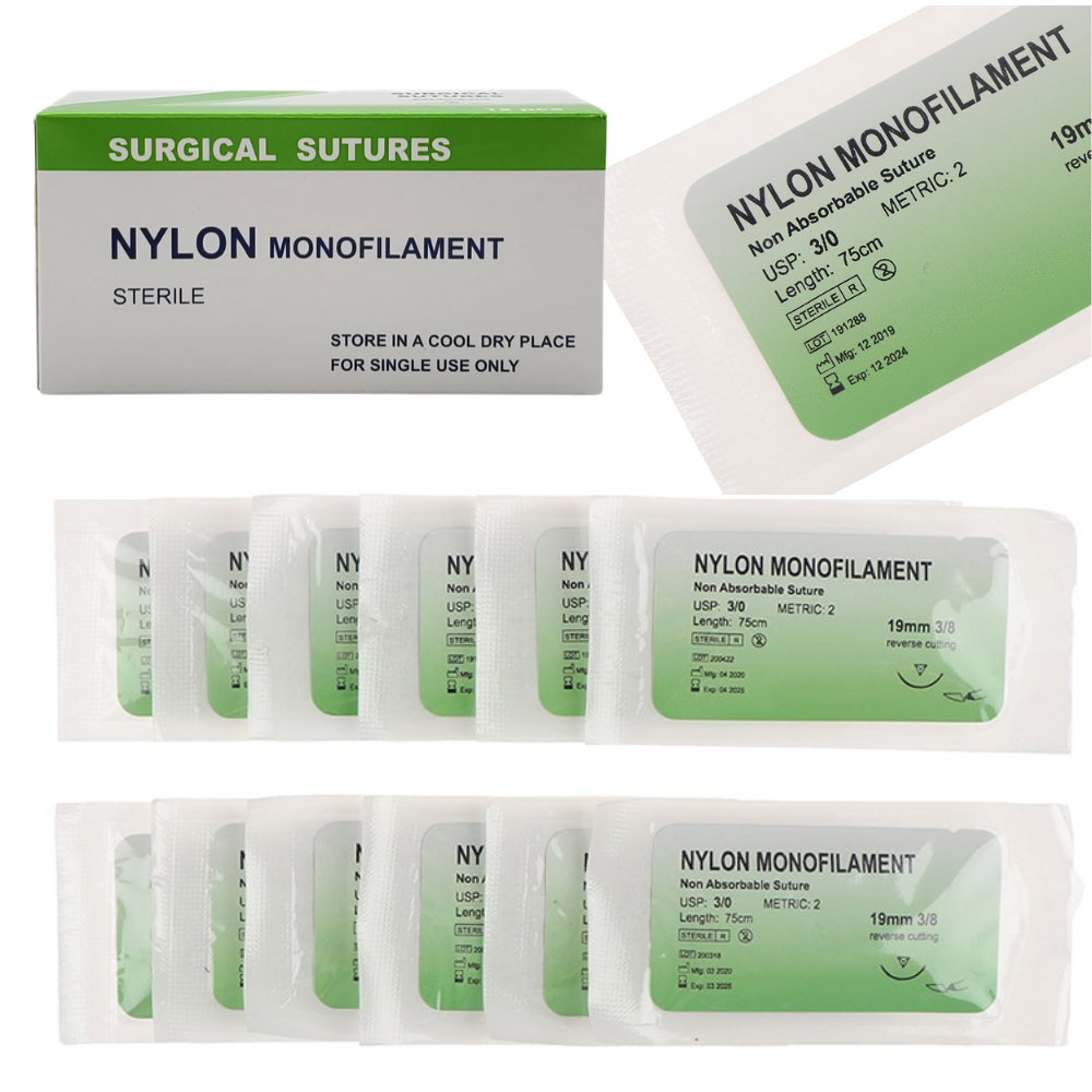 Box Of 12 Count Sutures (3-0)